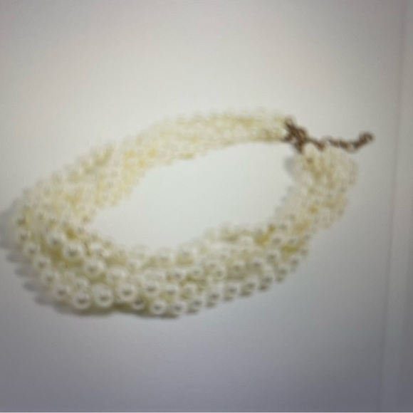 Pearl twisted hammock necklace - Picture 1 of 1